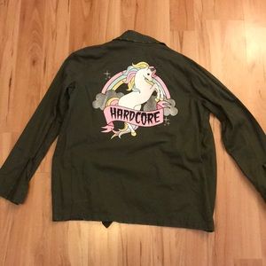 Hard Core Unicorn Flannel